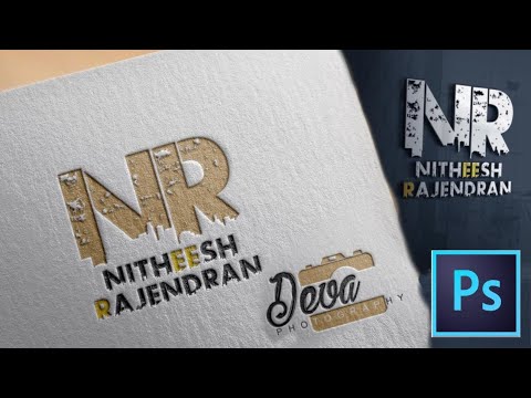 How to Quickly Design your own Photography Logo |  Free Logo Mockups | Tutorial