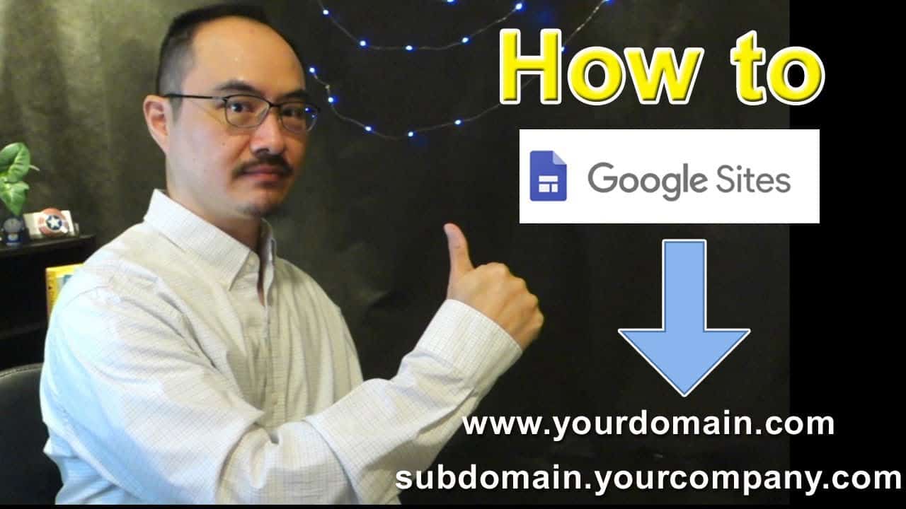 How to use Google Site to build your professional company website with a subdomain for FREE