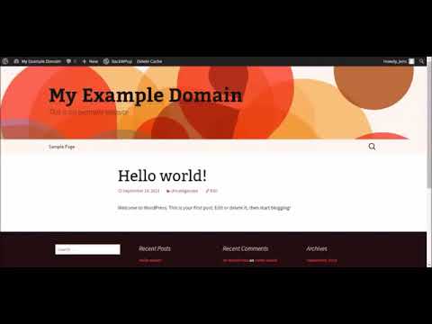 WordPress Tutorial - Installing a New Theme