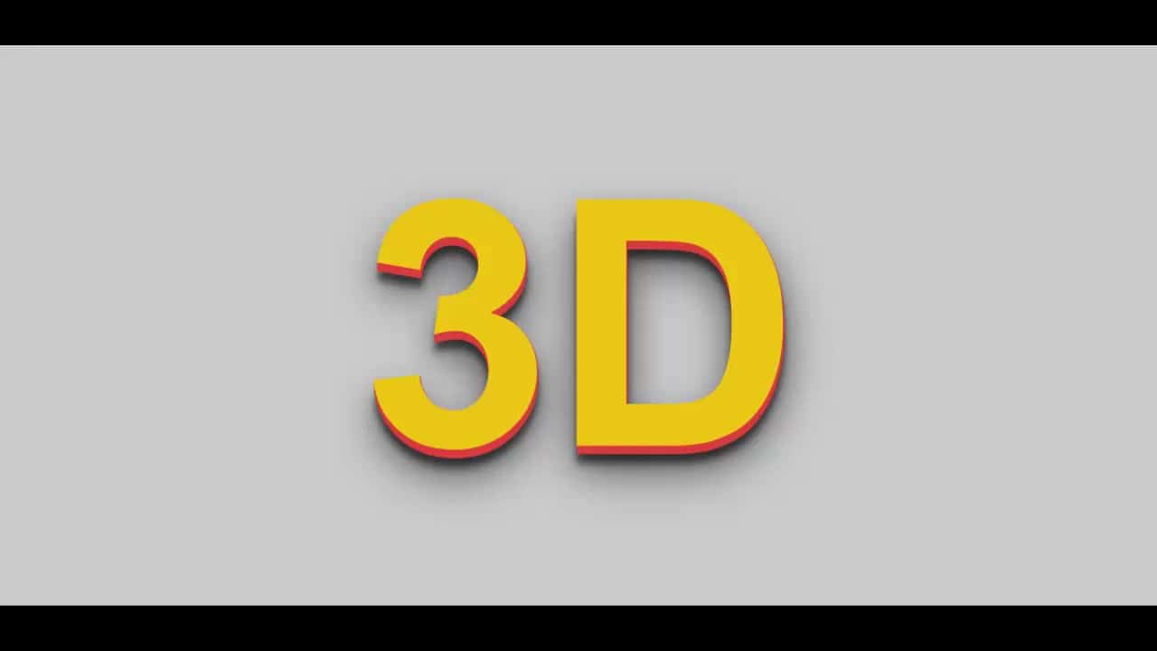 3D text design using only HTML & CSS for beginner