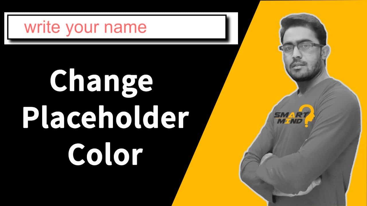 How to change placeholder color in css | input placeholder color change | placehoder color change