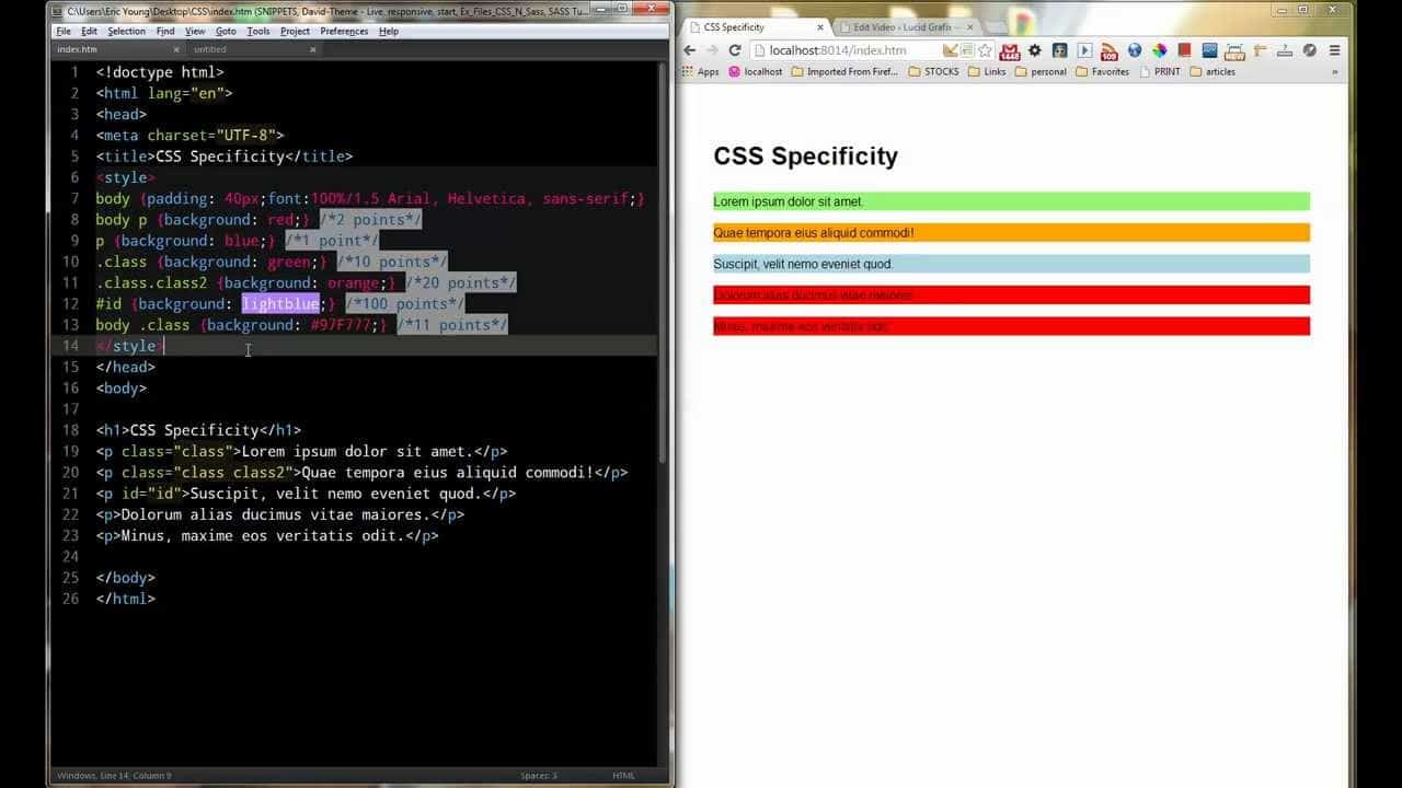 CSS Specificity