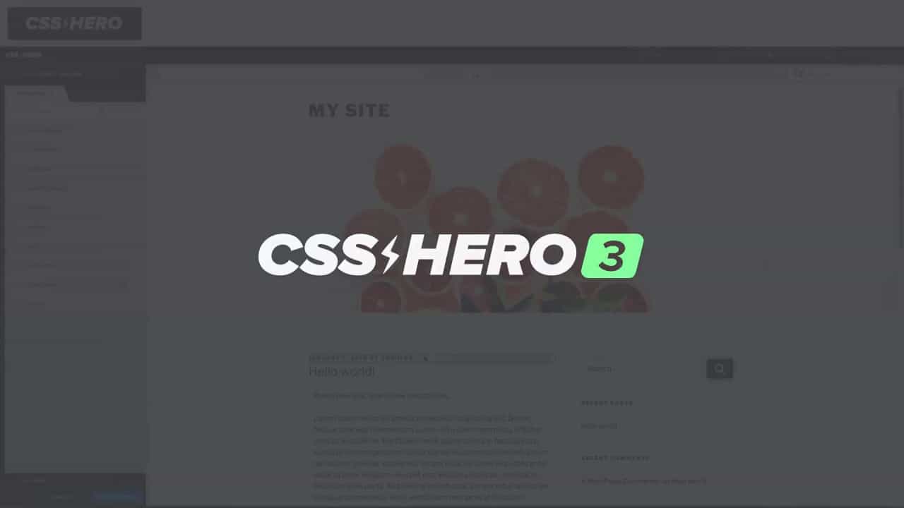 CSS Hero v3 Introduction