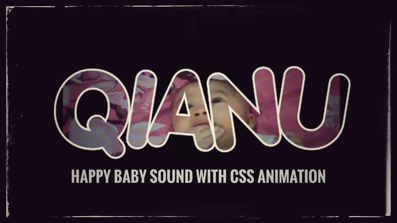 LAUGH HAPPY BABY SOUND with CSS Animation | FREE TO USED | Mahir Ngoding Playlist