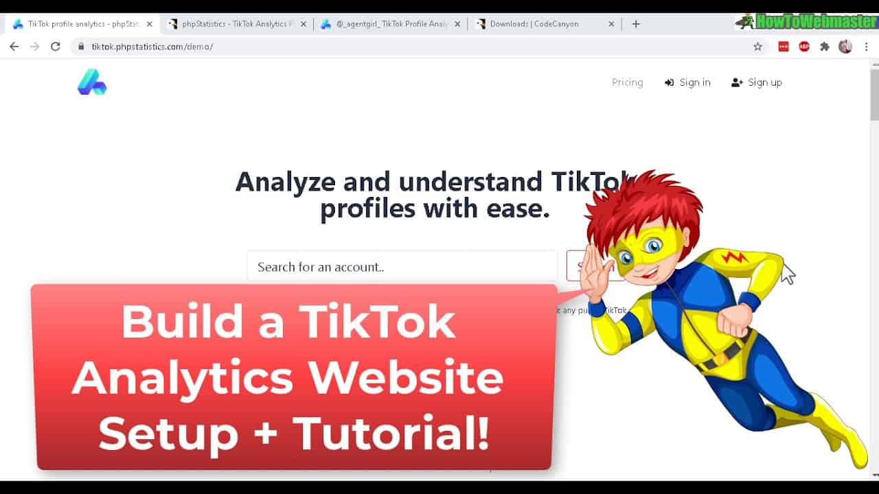 Build a TikTok Analytics Stats Website - PHPstatistics Review & Setup Tutorial