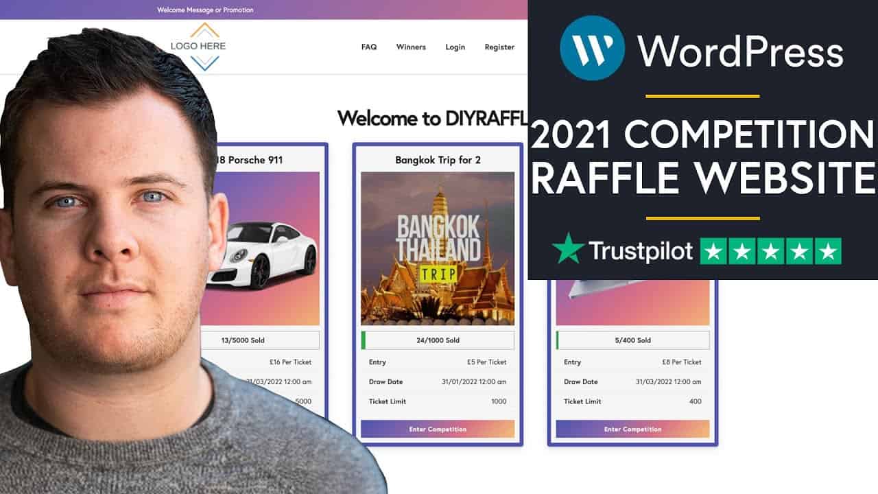 How To Create A Raffle / Competition Website With Wordpress 2021 Step By Step - (Easy For Beginners)