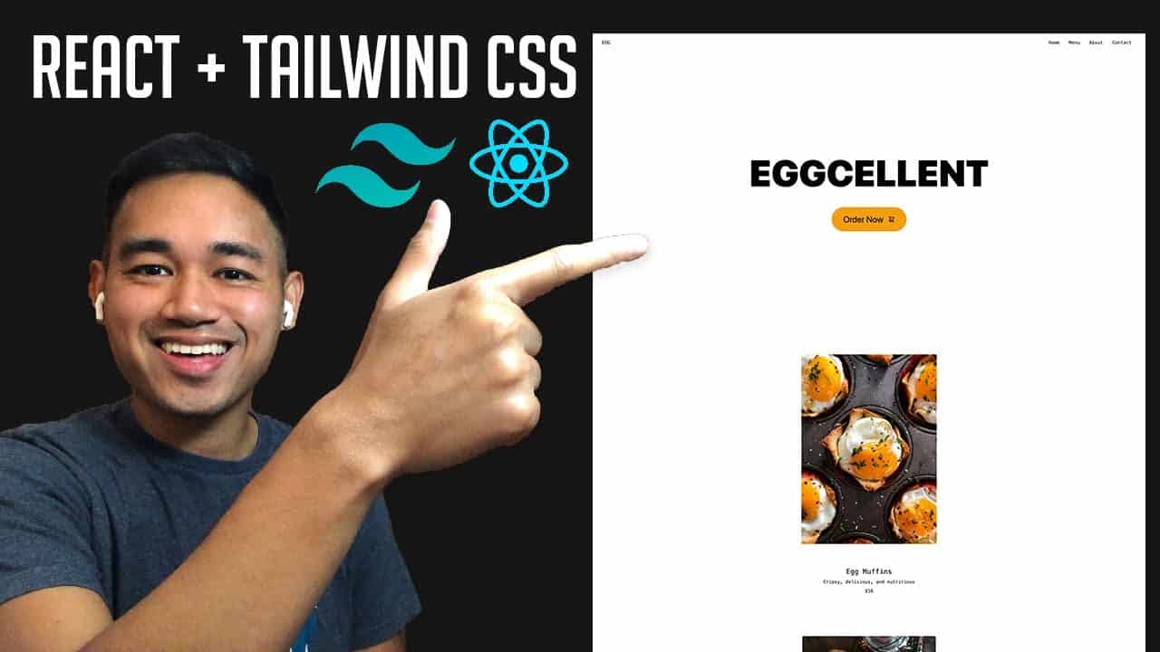 Make a React Website with Tailwind CSS Tutorial