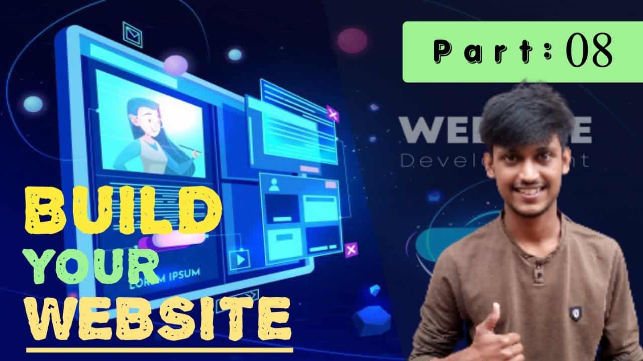 Part 8 : Build your own Responsive Portfolio or business  website  part by part bangla tutorial