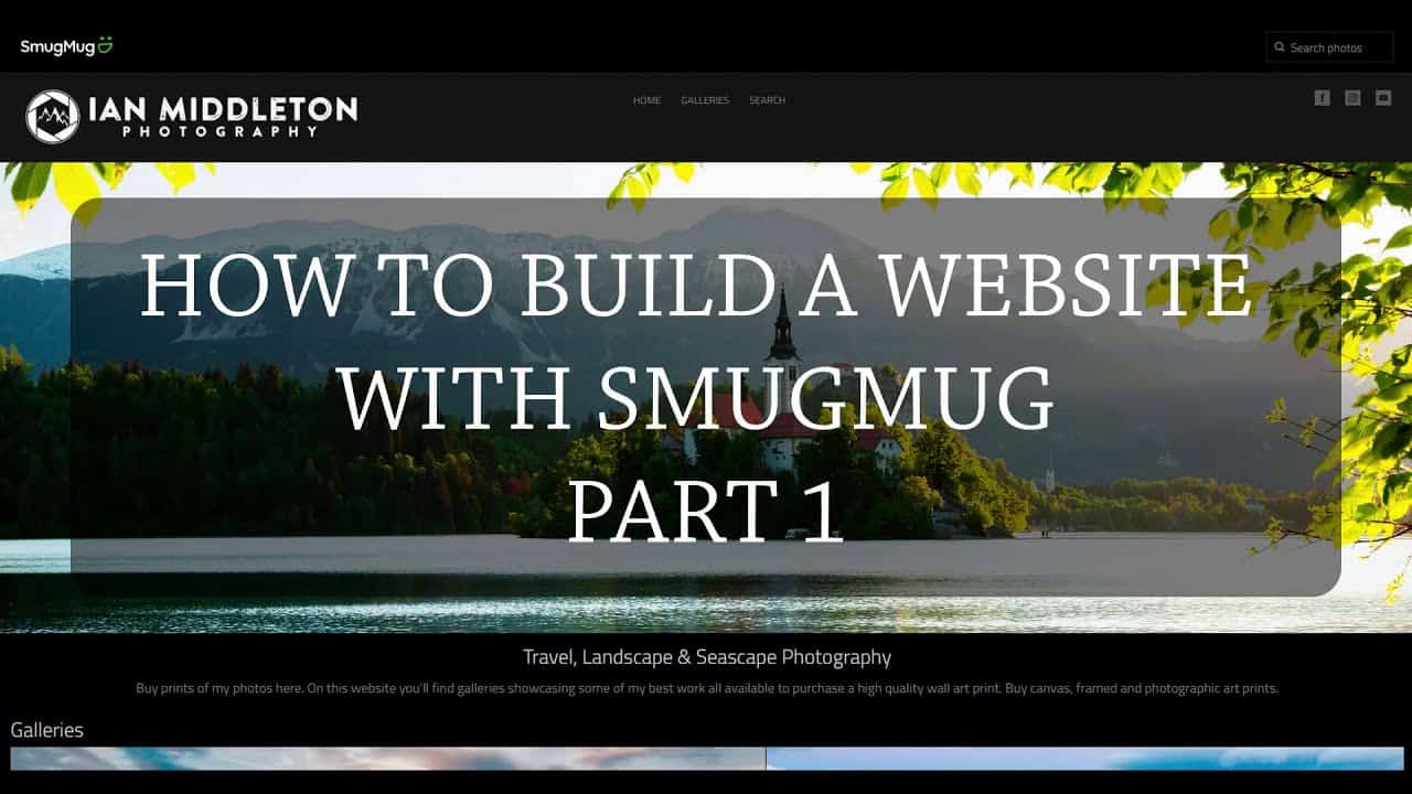 Smugmug tutorial Pt 1 - How to setup galleries.