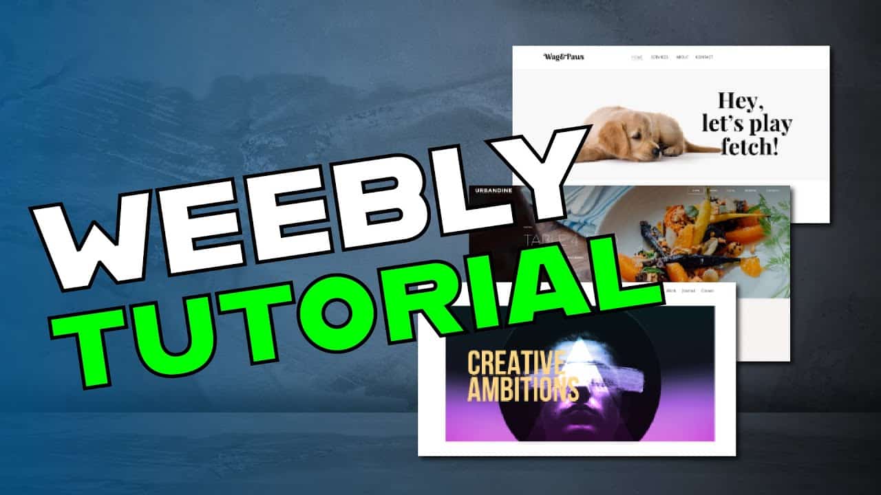 Weebly Tutorial 2019 - Create a free website