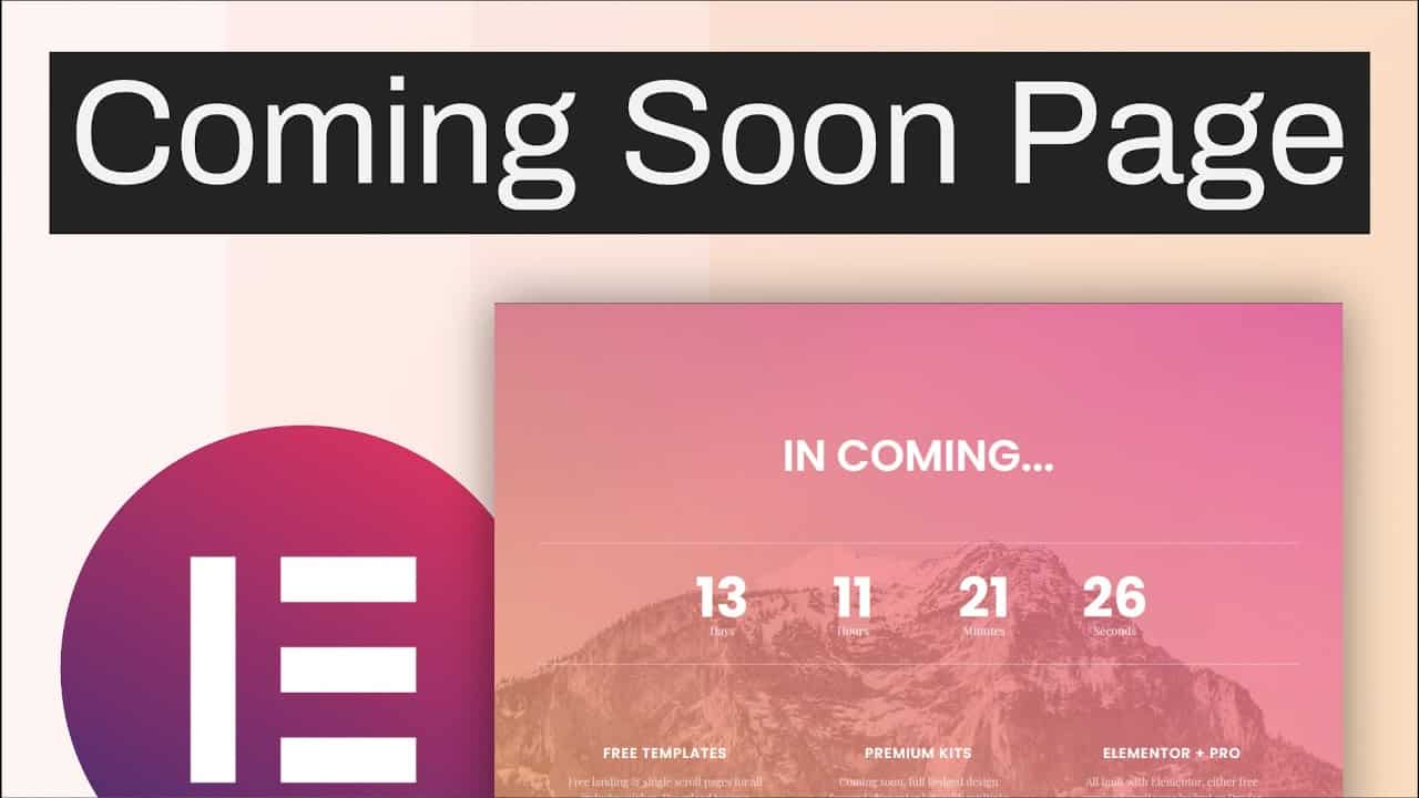 How to Set Up a Coming Soon Page In WordPress & Elementor | Elementor Tutorial for Beginners