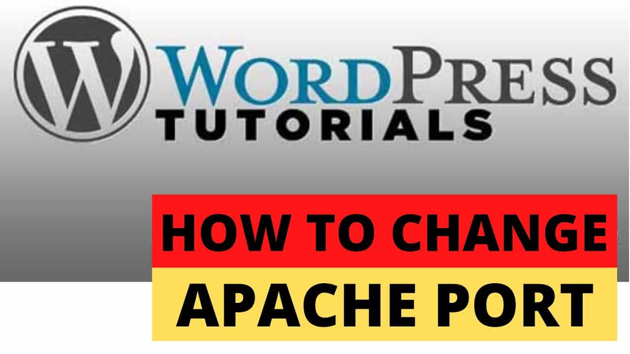 How to change Apache port (watch this if XAMPP didn't work) (Part 4)