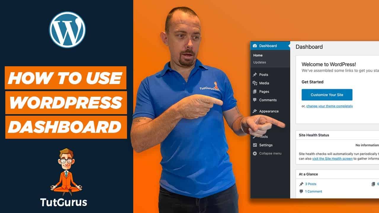 WordPress Dashboard Tutorial 2021 - WordPress For Beginners (EASY)