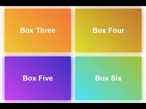 How to Make Gradient Box Shadow in HTML5 & CSS3 | With Source Code