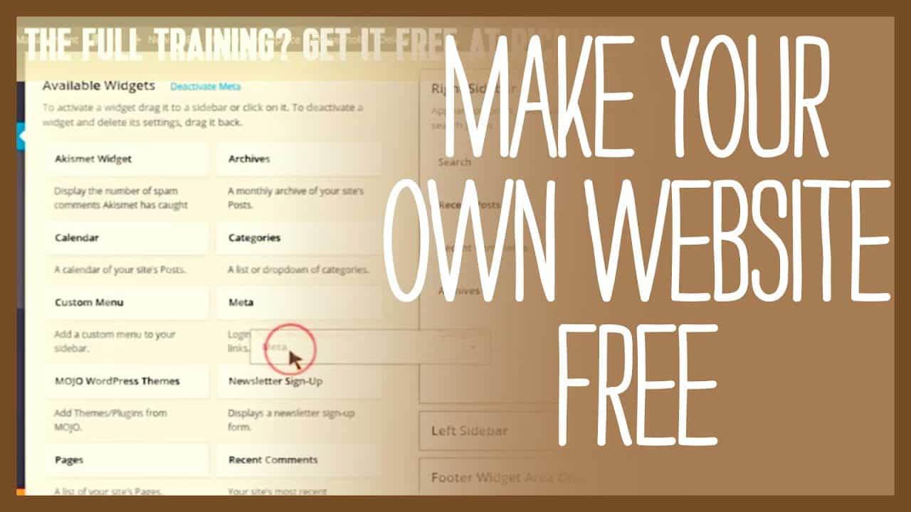 How to make your own website for free - BEST TUTORIAL
