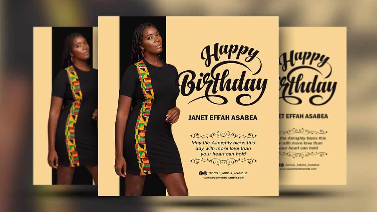 How to design your own HAPPY BIRTHDAY Flyers | Photoshop Flyer Tutorial For Beginners