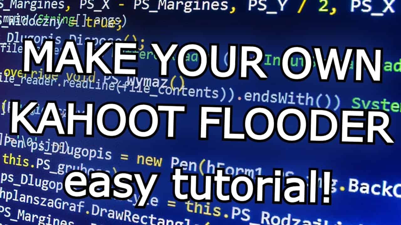 Make your own kahoot flooder | part 2 | auto answering