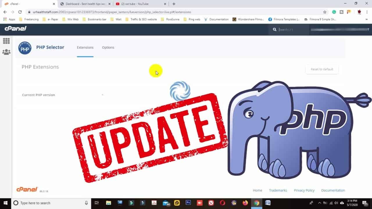 How To Update WordPress Website PHP Version | How To Update PHP To Remove PHP Update Required Notice