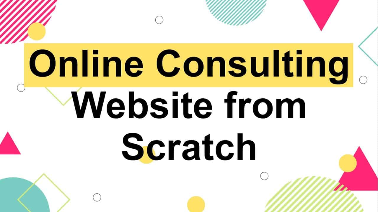 How to Create an Online Consulting Website with WordPress
