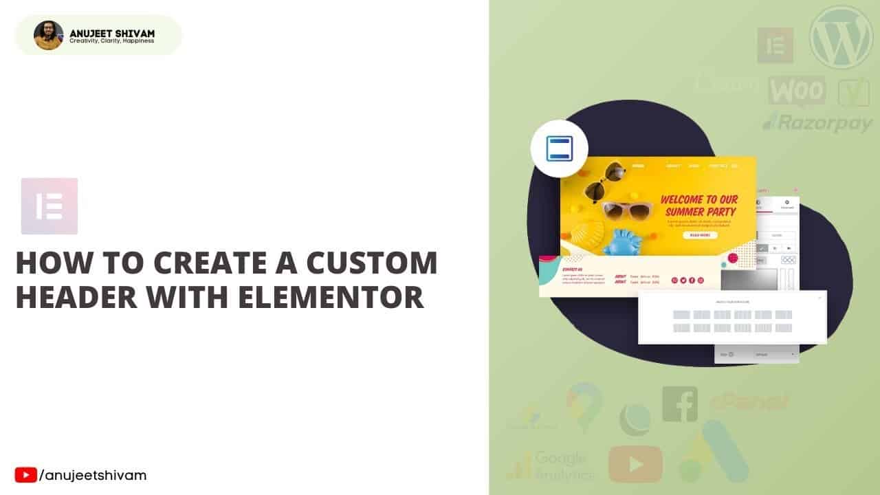 How to Make Custom Header in Elementor | Free  | WordPress Tutorial | Elementor | Hindi