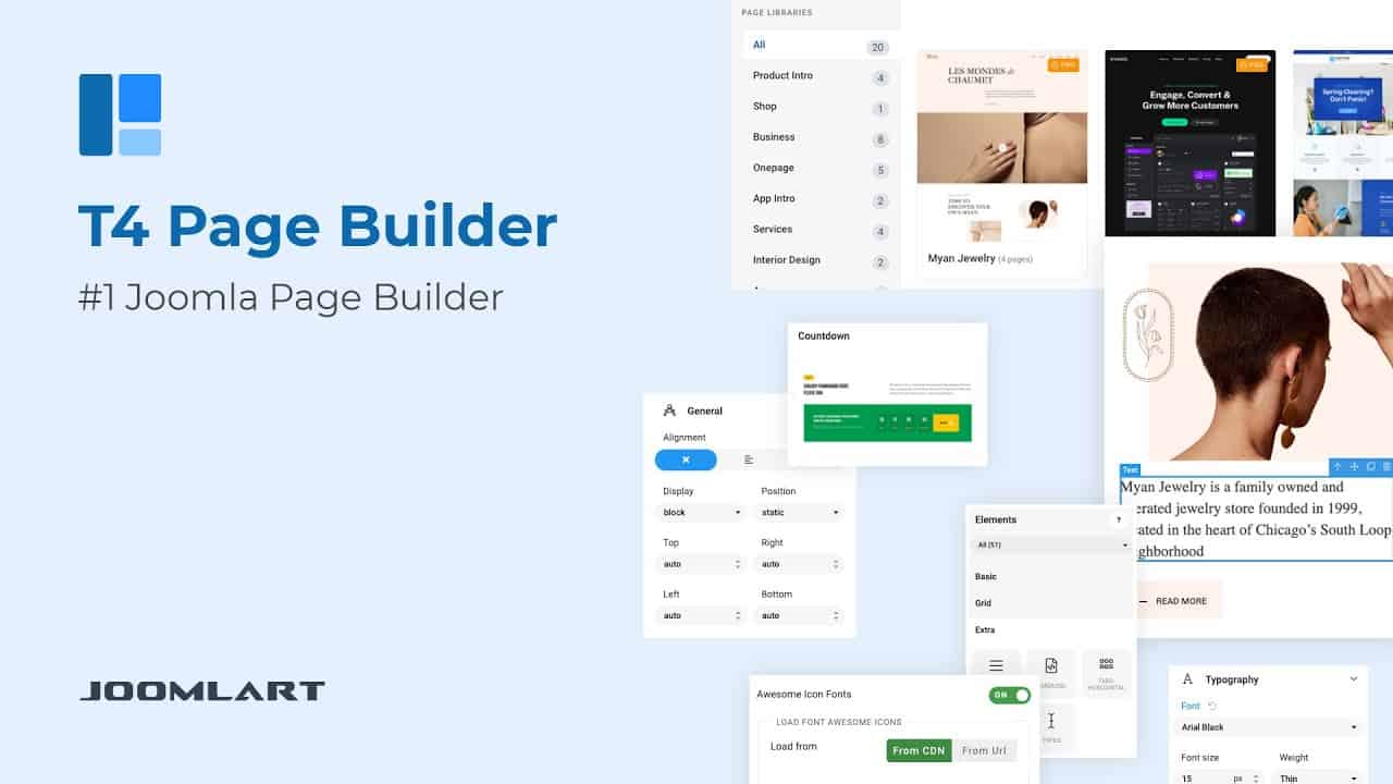 How to Build a Joomla Website using T4 Joomla Page Builder, Step-by-Step Tutorial