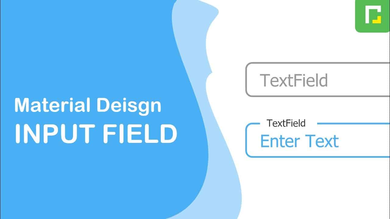 Material design Input field using HTML and CSS