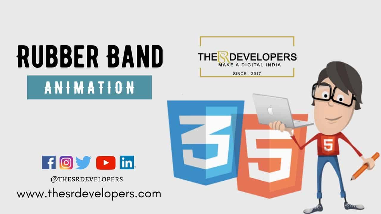 Rubber Band Animation CSS  #thesrdevelopers #webdesign #css #animation #CSS3 #erold #eroldstory