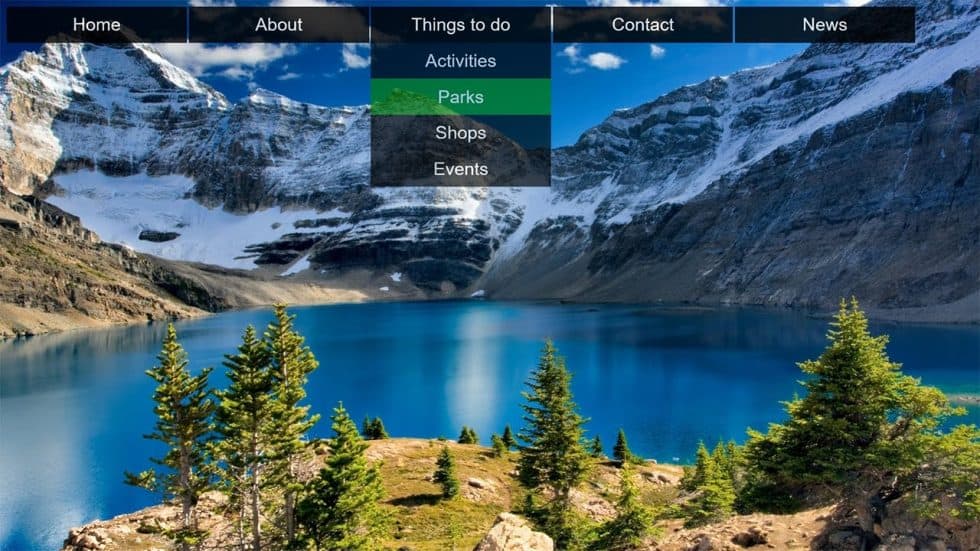 How To Create Transparent Drop Down Navigation Menu With Css And Html