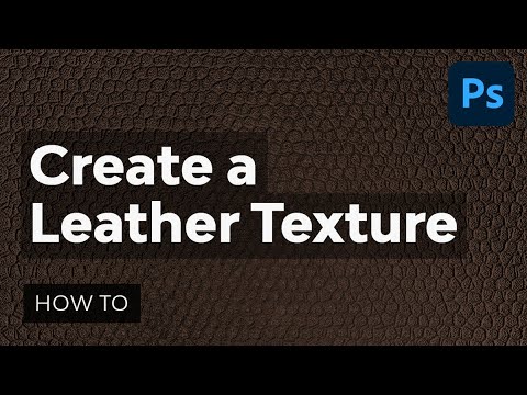 Create Your Own Leather Texture Using Filters | Adobe Photoshop Tutorial