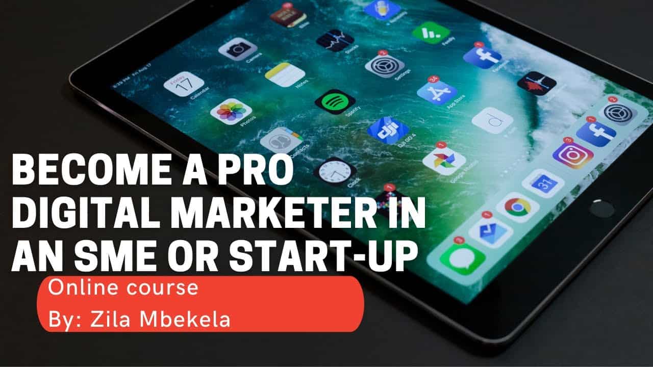 Web Design Demo video: Chapter 1: Become a Pro Digital Marketer in an SME or Start-up