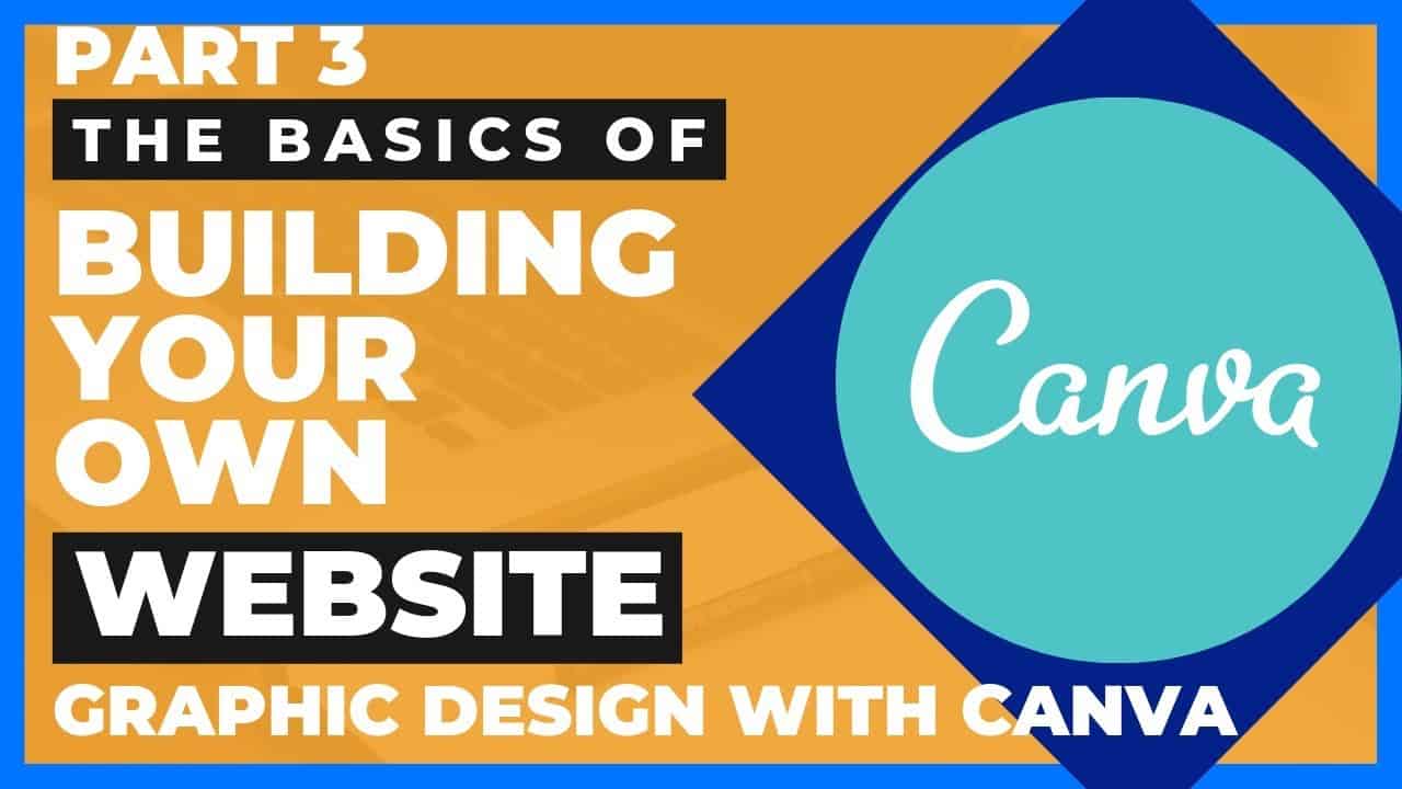 Website Design With Canva #websitedesign Part 3 Design Your Own Website