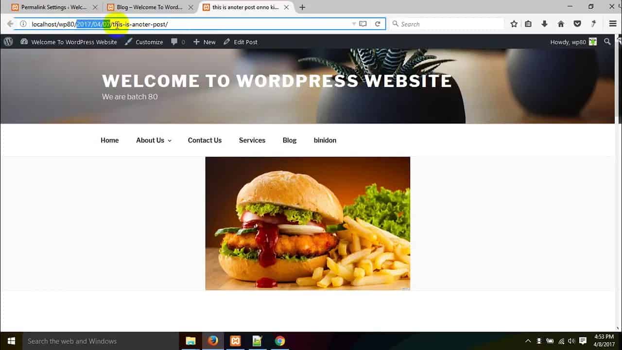 65   wordpress dashboard tutorial  How to make free wordpress website part 65 mp4