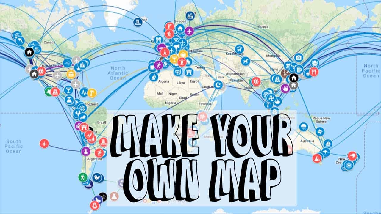 free travel map maker