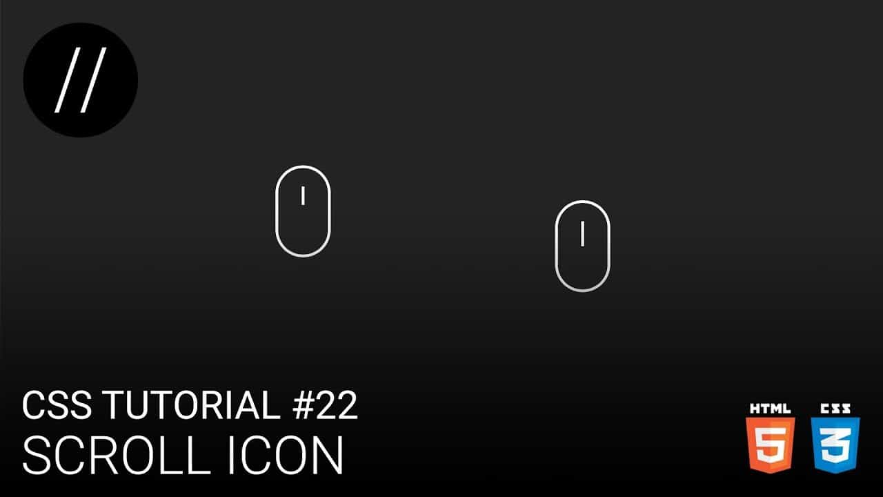 CSS Tutorial #22 — Scroll Icon [UP/TO/DATE]