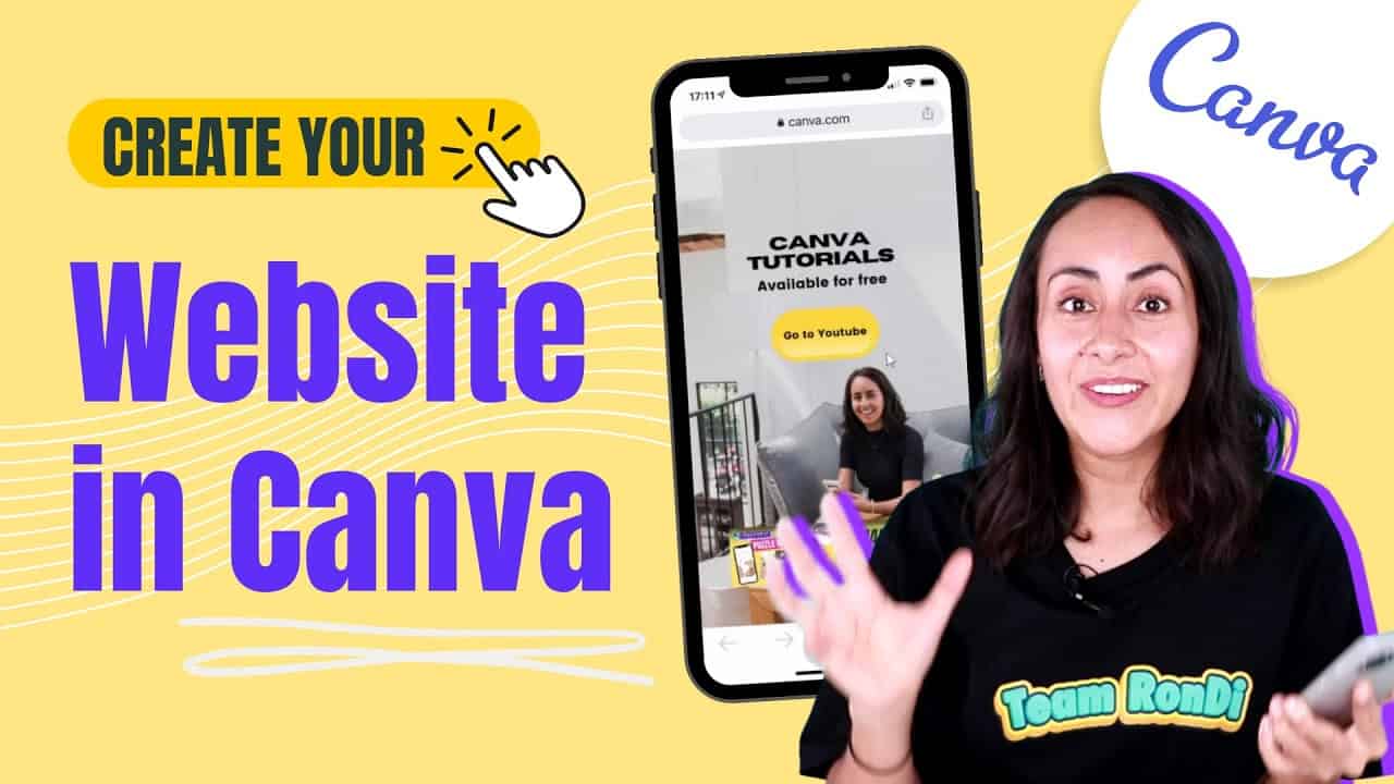 How to Create a WEBSITE in Canva for FREE