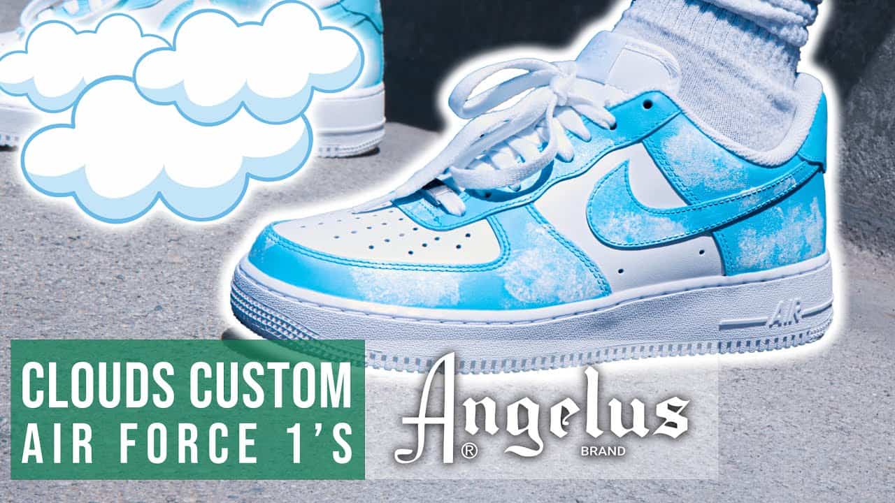 Clouds Customs Air Force 1's | Angelus Custom Shoe Tutorial