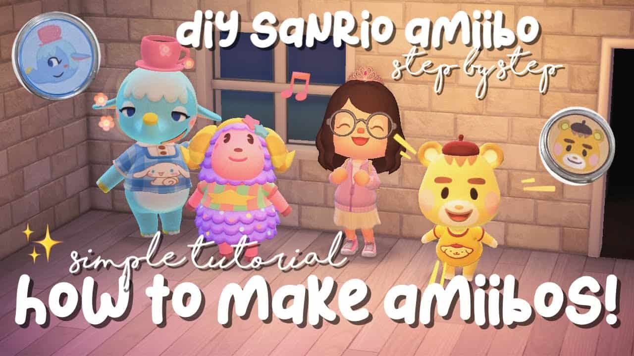 DIY amiibo coin tutorial | make a sanrio amiibo with me!