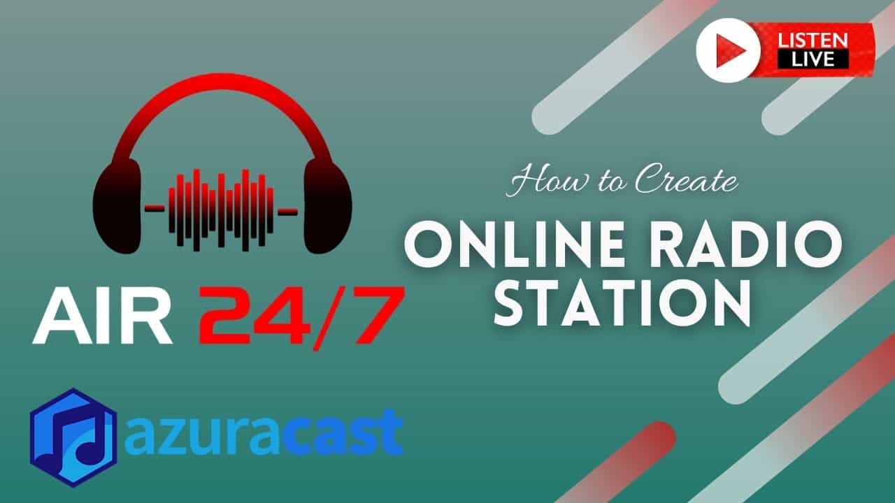 How to Create Online Radio Stations Free with Azuracast Web Radio Broadcasting Software | Part 1