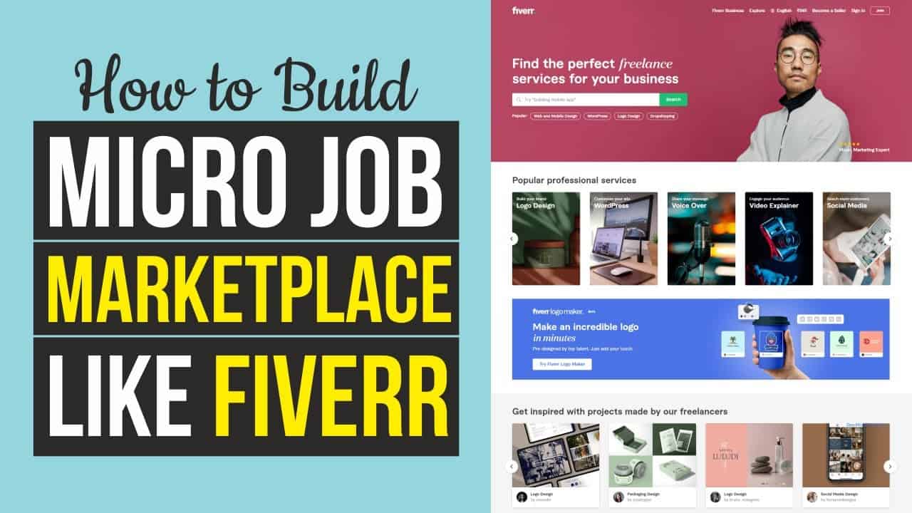How to Make Freelancer & Micro Job Marketplace Website Like Fiverr, Freelancer & Upwork - WordPress