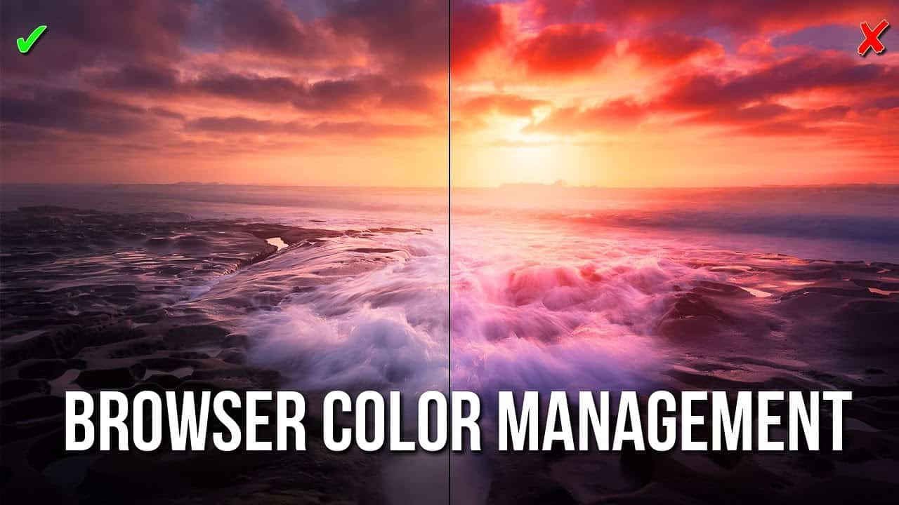 How to setup proper color management in a web browser