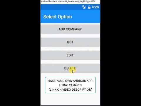 Make Your Own Android App Using Xamarin (LINK ON VIDEO DESCRIPTION) || #shorts