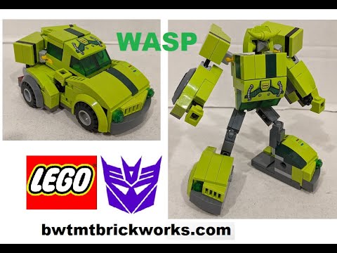 Minibot Wasp G1 Style , a Lego Transformer by BWTMT Brickworks