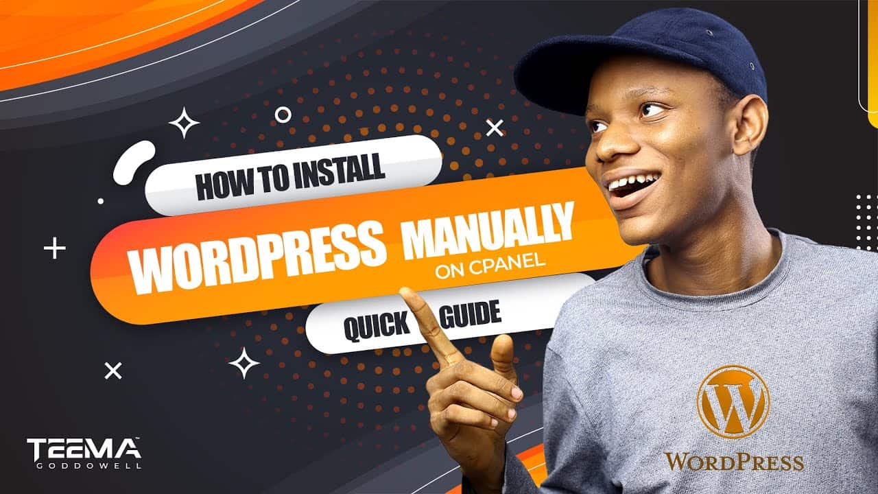 How to install wordpress manually in cPanel