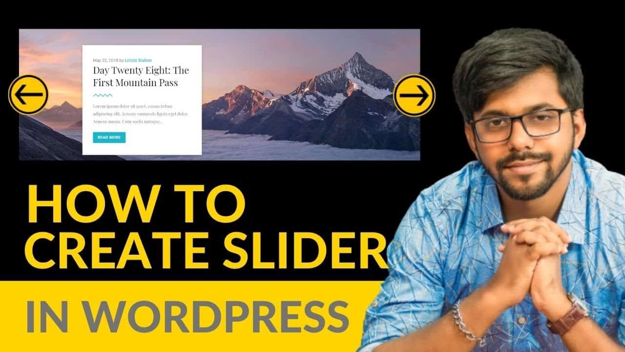 How to Create a Slider in Wordpress Website | Bangla tutorial