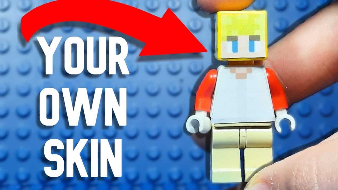 How to make a CUSTOM Lego Minecraft MINIFIGURE