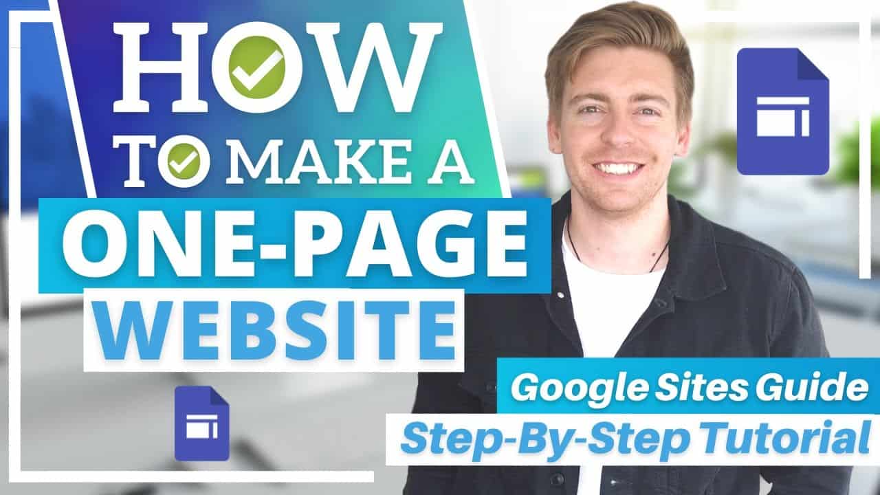 How To Create a ONE PAGE Website for FREE (Google Sites Tutorial) 2021