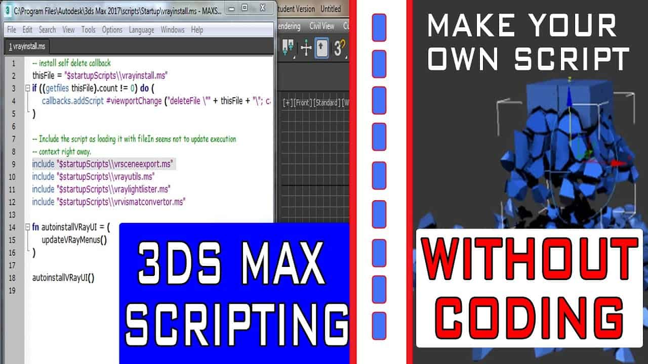 3ds max Scripting || Make your Own Max Script Without Coding || Insert,Run,Modify Script ||