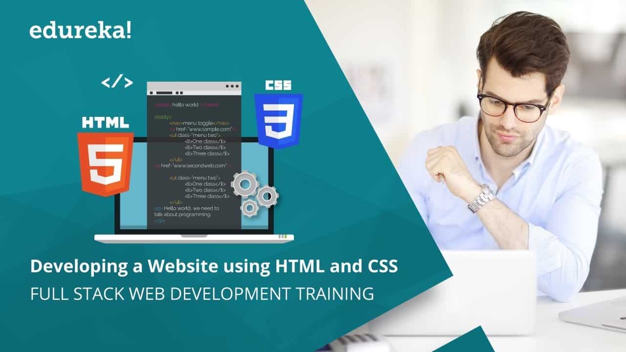 Create a Website using HTML and CSS Under 30 Minutes | HTML Tutorial | CSS Tutorial | Edureka