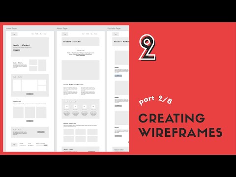Creating Wireframes | Episode 2 of Create Your Own Web Design From Scratch