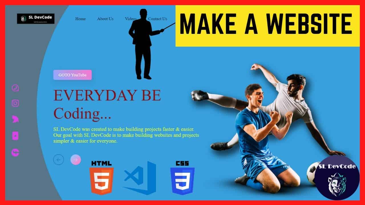 HTML Tutorials & Projects 02 - How to Create a Website Using HTML & CSS Step by Step | Source Code